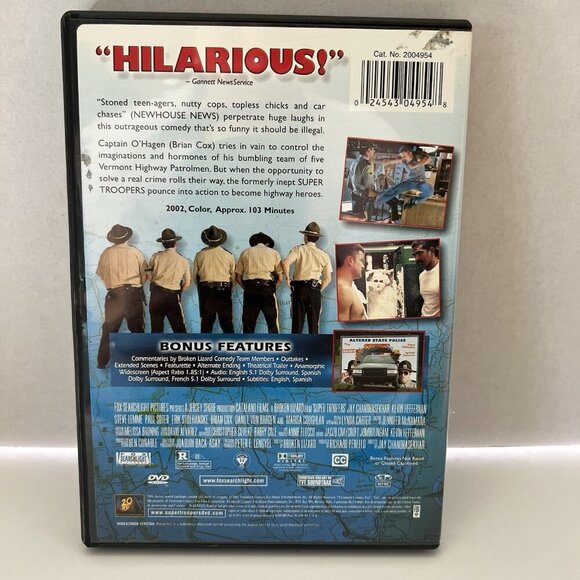 Super Troopers Widescreen Edition DVD Comedy Flick - Picture 2 of 4